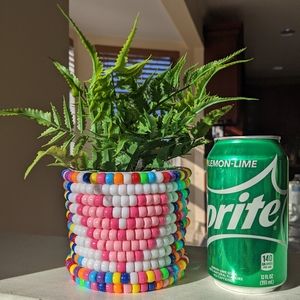 Beaded planter for kid's room